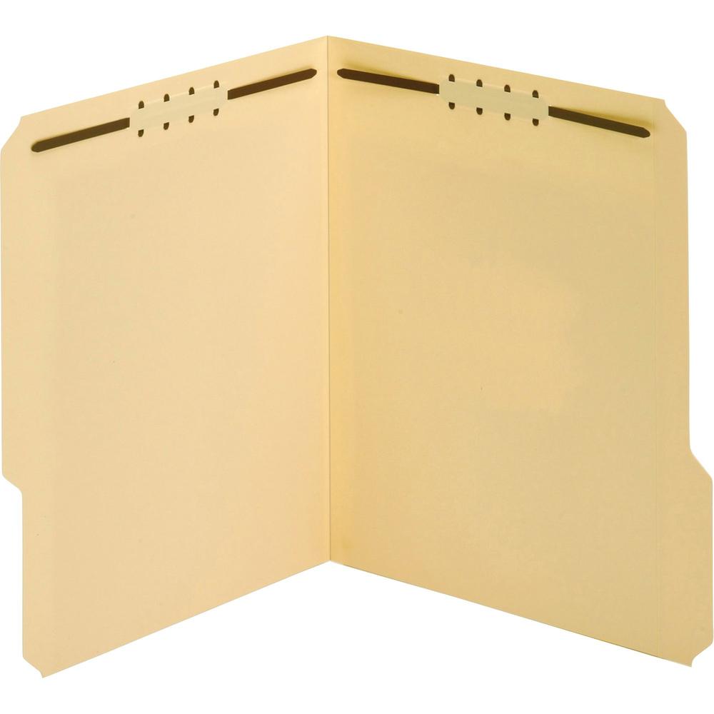 Pendaflex 1/3 Tab Cut Letter Recycled Top Tab File Folder - 8 1/2" x 11" - 3/4" Expansion - 1 Fastener(s) - 2" Fastener Capacity for Folder - Top Tab Location - Assorted Position Tab Position - Manila. Picture 1