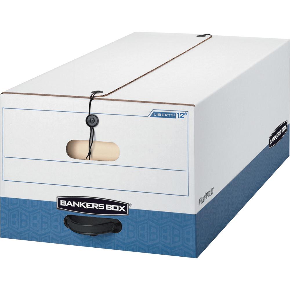 Bankers Box Liberty File Storage Boxes - 24" Legal - Internal Dimensions: 15" Width x 24" Depth x 10" Height - External Dimensions: 15.3" Width x 24.1" Depth x 10.8" Height - Media Size Supported: Leg. Picture 1