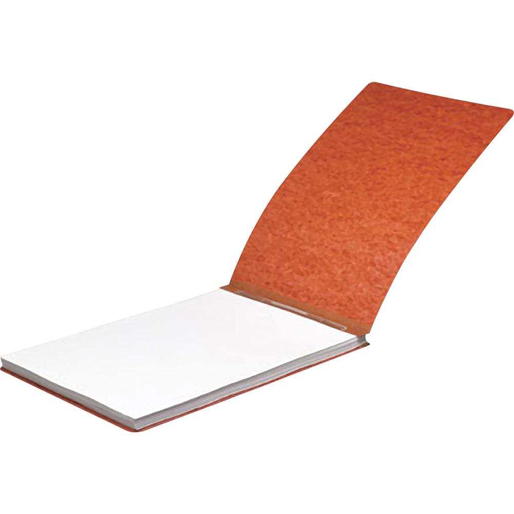 ACCO Letter Recycled Report Cover - 2" Folder Capacity - 8 1/2" x 11" - Spring Style Fastener - Pressboard, Tyvek - Earth Red - 60% Recycled - 1 Each. Picture 1
