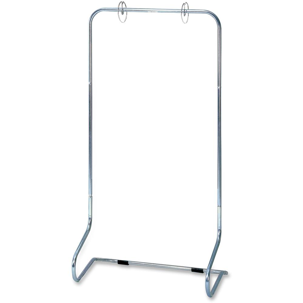 Pacon Metal Chart Stand - 50" Height x 28" Width - Floor Stand - Metal - Silver. Picture 1