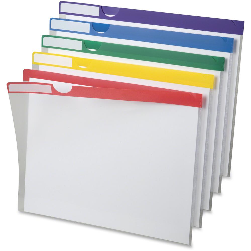 Pendaflex Letter Expanding File - 8 1/2" x 11" - 1" Expansion - Polypropylene - Assorted - 10 / Pack. The main picture.