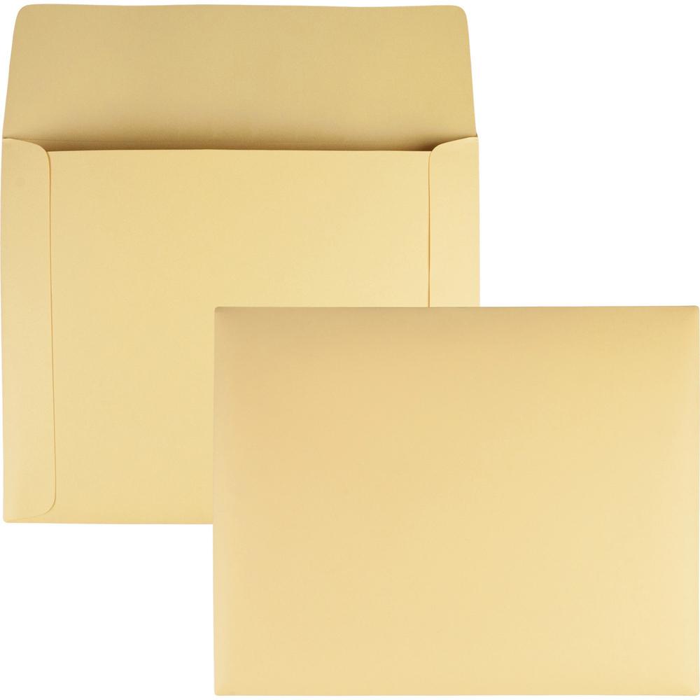 Quality Park Filing Envelopes - File - 9 1/2" Width x 11 3/4" Length - 110 lb - 100 / Box. Picture 1