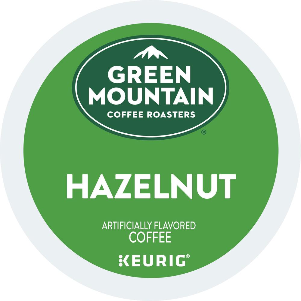 Green Mountain Coffee Roasters&reg; K-Cup Hazelnut Coffee - Compatible with Keurig Brewer - 24 / Box. Picture 1