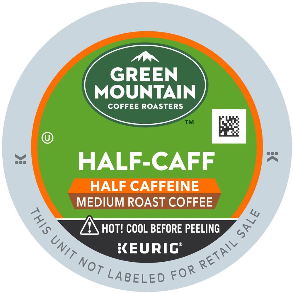 Green Mountain Coffee Roasters&reg; K-Cup Half-Caff Coffee - Compatible with Keurig Brewer - Medium - 24 / Box. Picture 1