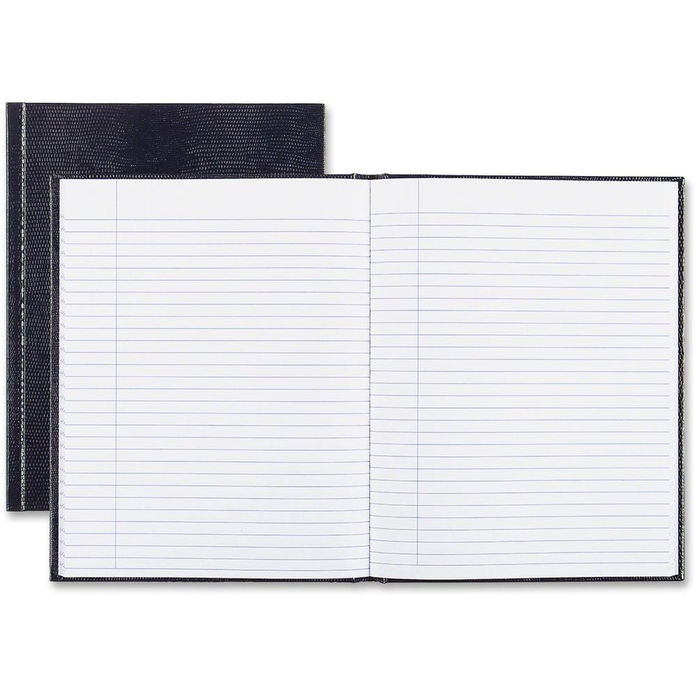Blueline Executive Journal Book - 150 Sheets - 9 1/4" x 7 1/4" - Blue Paper - Hard Cover - Recycled - 1 Each. The main picture.