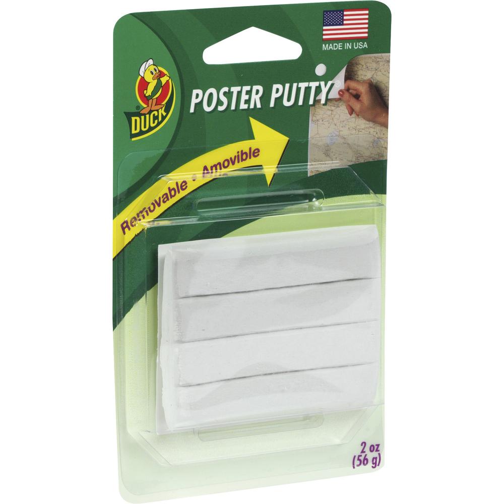 Henkel PTY-2 Mounting Putty - 3.75" Length x 3.75" Width - 4 / Pack - White. Picture 1