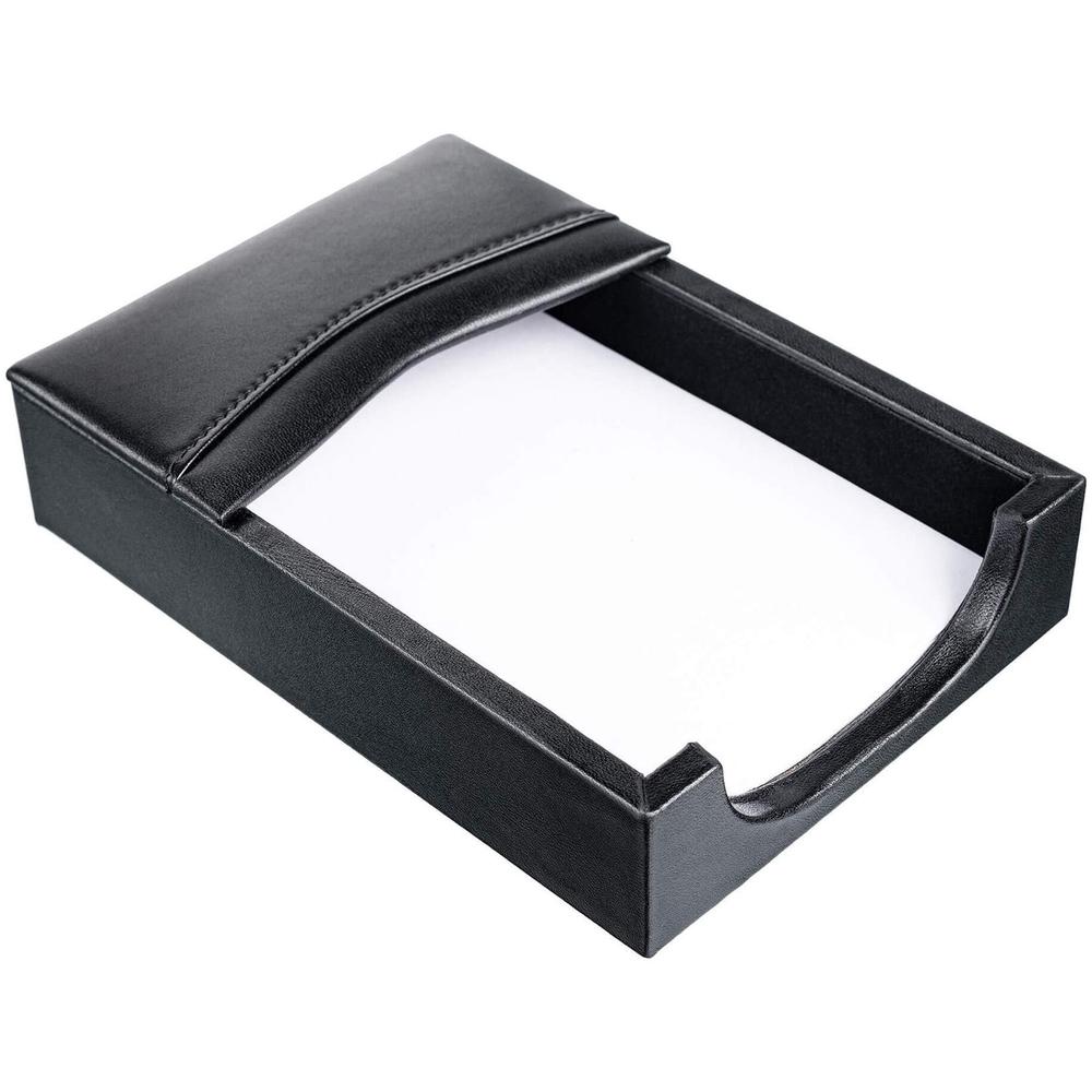 Dacasso 4x6 Memory Holder - 1.38" x 4.75" - Leather - Black. The main picture.