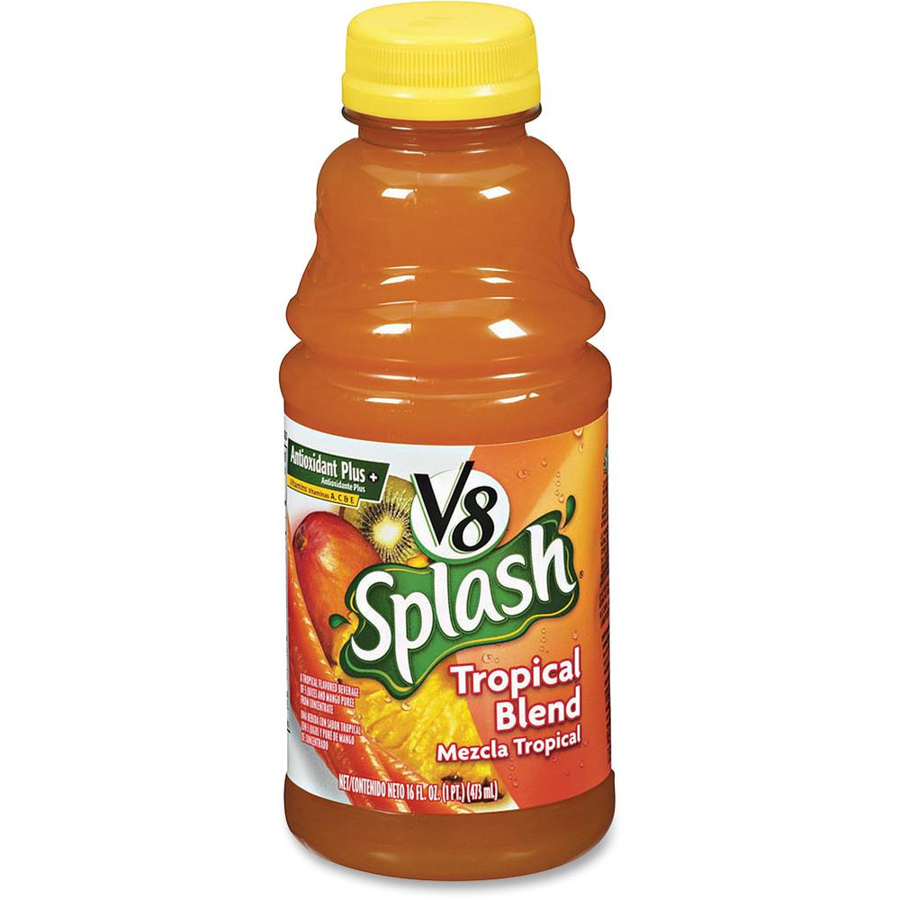 V8 Splash Fruit Juice - 16 fl oz (473 mL) - 12 / Carton. Picture 1