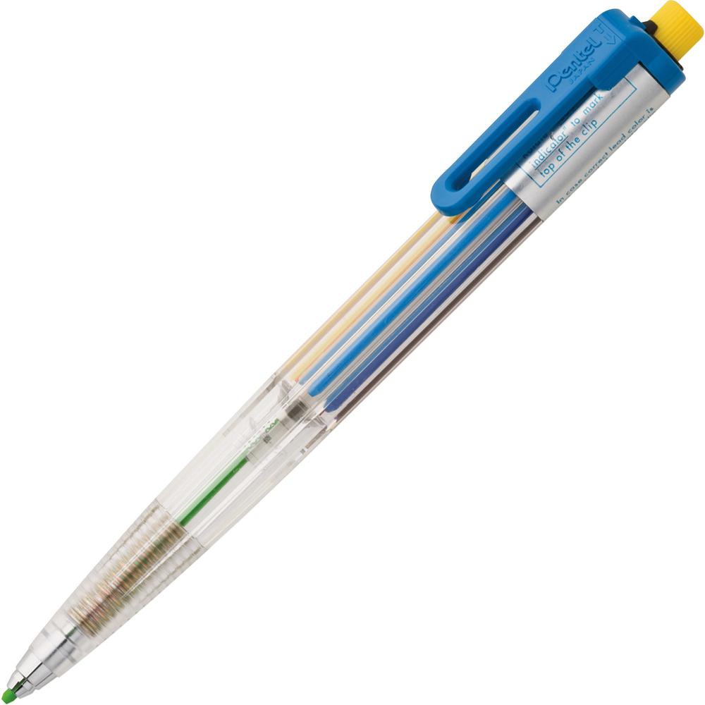 Pentel 8-Color Automatic Pencil - 2 mm Lead Diameter - Refillable - 1 / Pack. The main picture.
