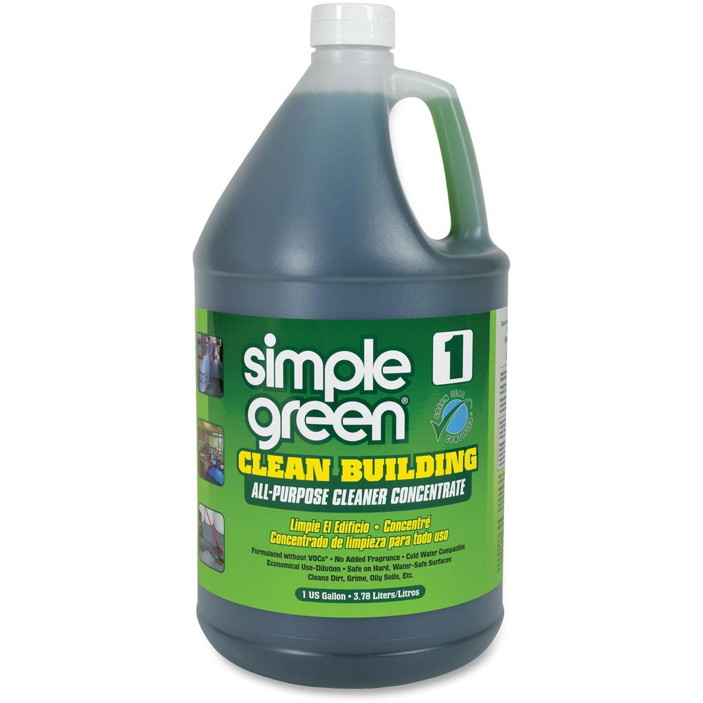 Simple Green All-purpose Cleaner Concentrate - Concentrate Liquid - 128 fl oz (4 quart) - 1 Each - Green. The main picture.