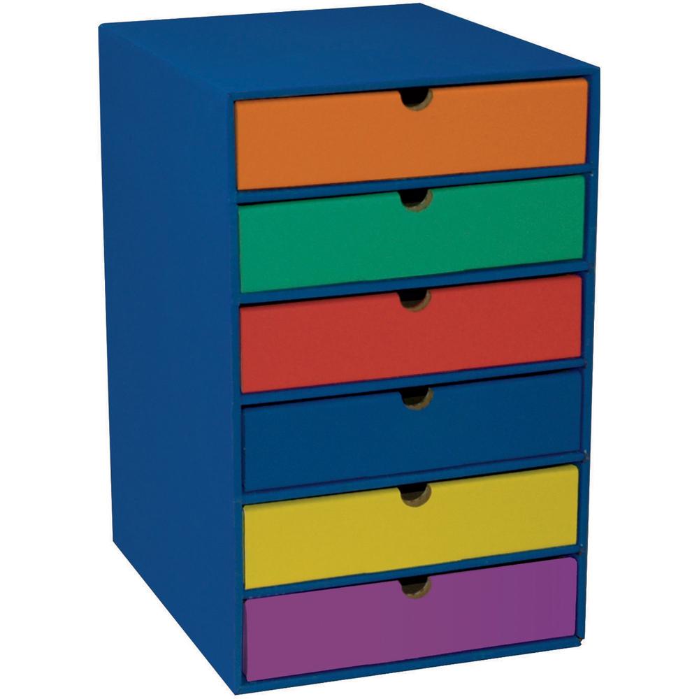 Classroom Keepers 6-Shelf Organizer - 17.8" Height x 13.5" Width x 12" Depth - 70% Recycled - 1 Each. The main picture.