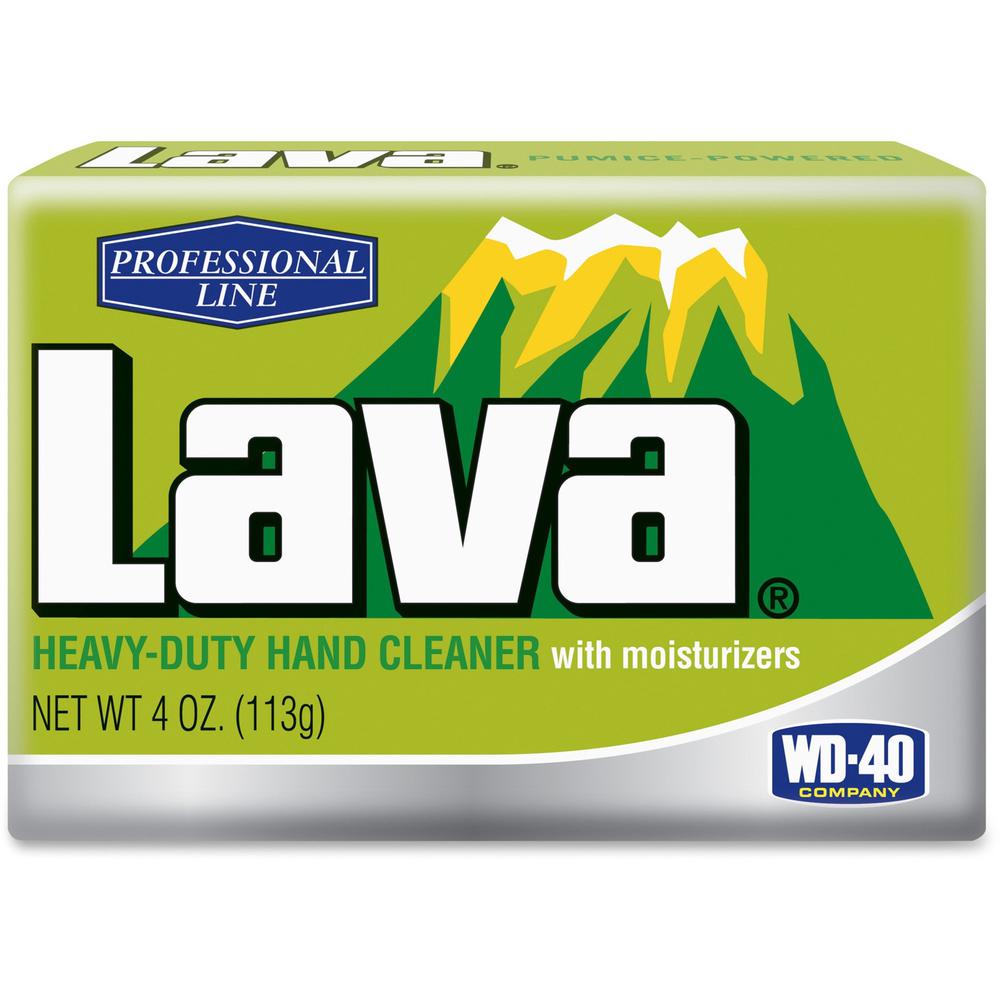 Lava WD-40 Heavy-duty Hand Cleaner Bar Soap - 4 fl oz (118.3 mL) - Hand - Moisturizing - 48 / Carton. Picture 1