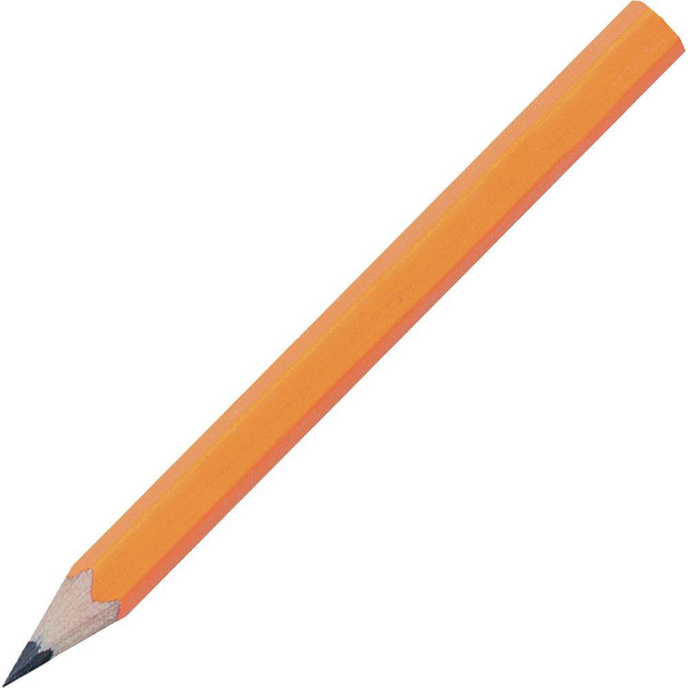 Integra Wood Golf Pencils - Black Lead - Yellow Barrel - 144 / Box. Picture 1