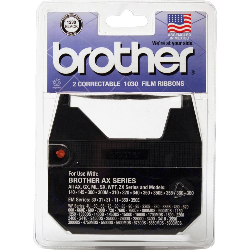 Brother Ribbon Cartridge - 50000 Characters - Black - 2 / Pack. Picture 1