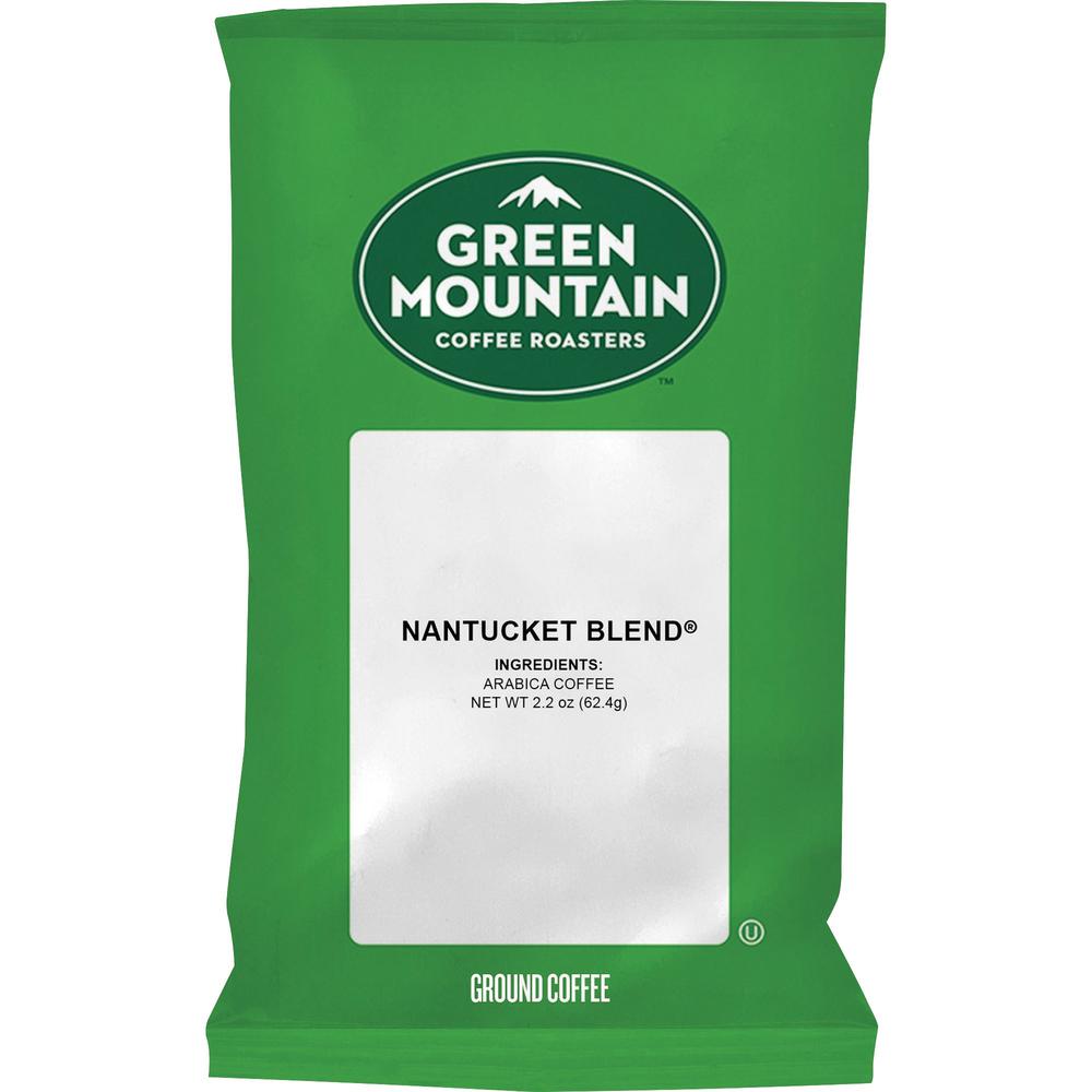 Green Mountain Coffee Ground Nantucket Blend Coffee - 2.2 oz Per Packet - 50 Packet - 50 / Carton. Picture 1