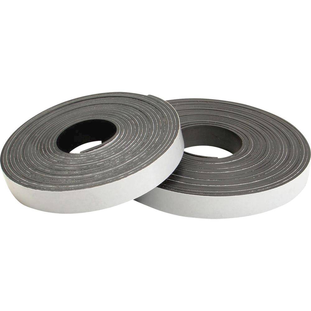 Zeus Magnetic Tape Refill - 15 ft Length x 0.50" Width - For Calendar, Mount Picture/Poster, Metal - 1 / Roll - Black. Picture 1