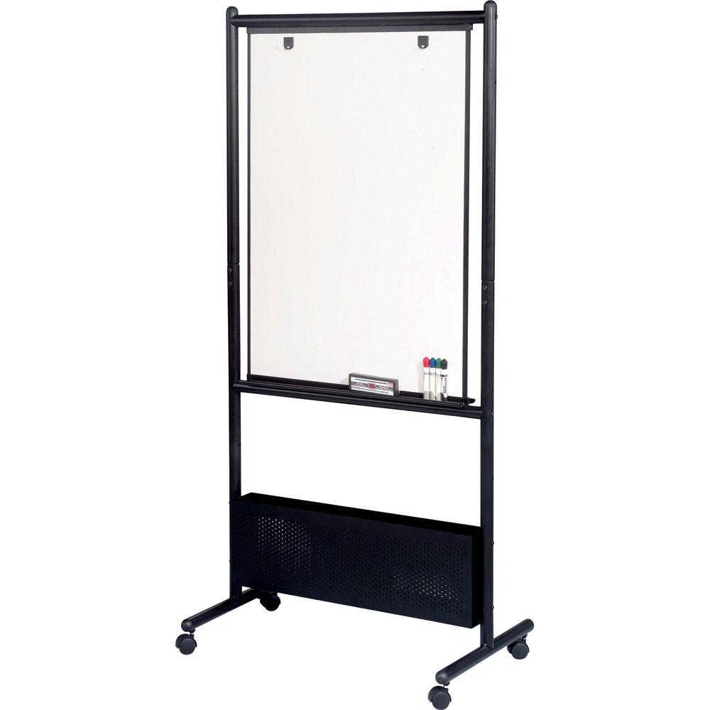 Black Double-sided Nest Easel - 31.5" (2.6 ft) W x 72" (6 ft) H - Steel Frame. Picture 1