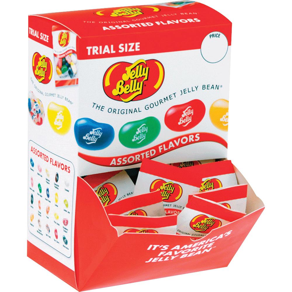 Jelly Belly Gourmet Jelly Beans - Assorted - Low Fat, Individually Wrapped - 0.35 oz - 80 / Box. Picture 1