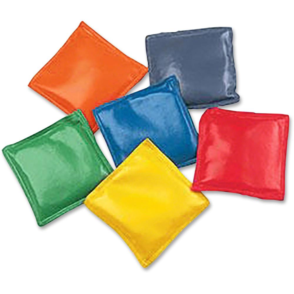 Champion Sports 4" Rainbow Bean Bags - 12 / Set - Assorted, Red, Yellow, Green, Orange. Picture 1