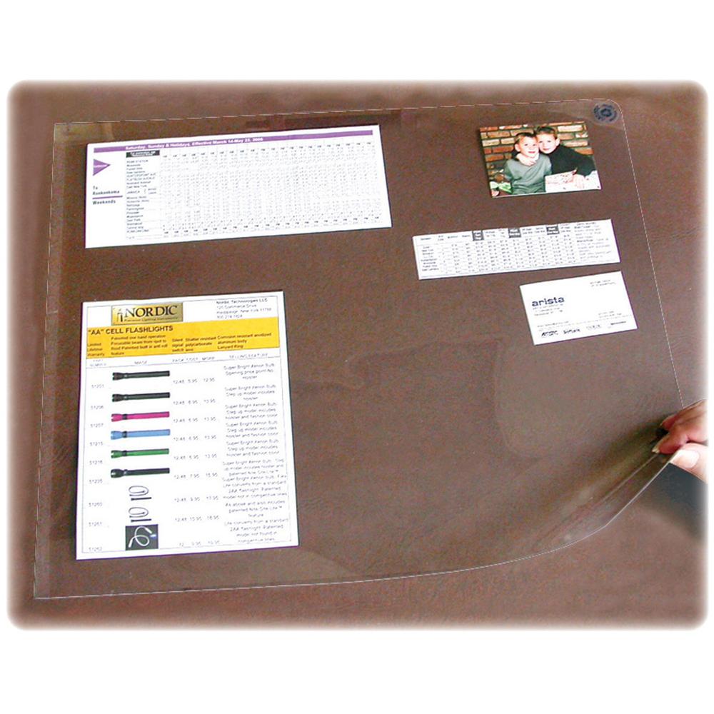 Artistic Second Sight Clear Desk Protectors - Rectangle - 36" Width - Plastic - Clear. Picture 1