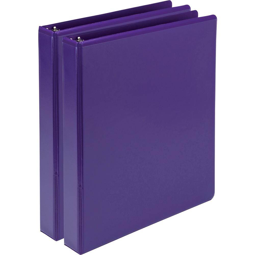 Samsill Earth's Choice Plant-based View Binders - 1" Binder Capacity - Letter - 8 1/2" x 11" Sheet Size - 200 Sheet Capacity - 3 x Round Ring Fastener(s) - 2 Internal Pocket(s) - Chipboard, Plastic, P. Picture 1