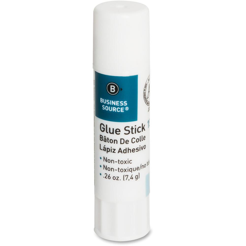 Business Source Value Pack Glue Sticks - 0.26 oz - 18 / Pack - White. The main picture.