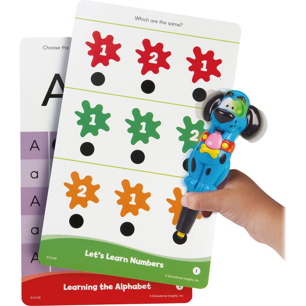 Learning Resources Hot Dots Jr School Learning Set - Theme/Subject: Learning - Skill Learning: Color, Letter, Number, Shape - 4-6 Year. Picture 1