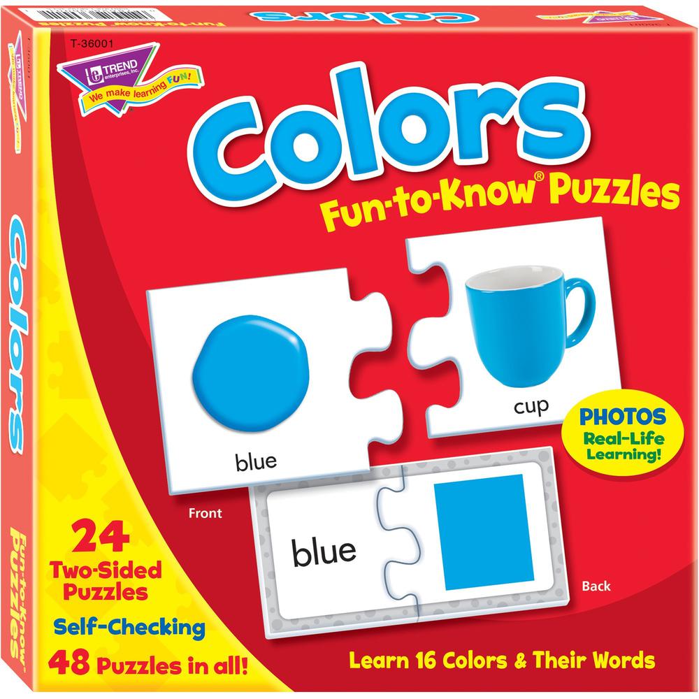 Trend Colors Fun-to-know Puzzles - Theme/Subject: Learning, Fun - 5-14 Year48 Piece. Picture 1