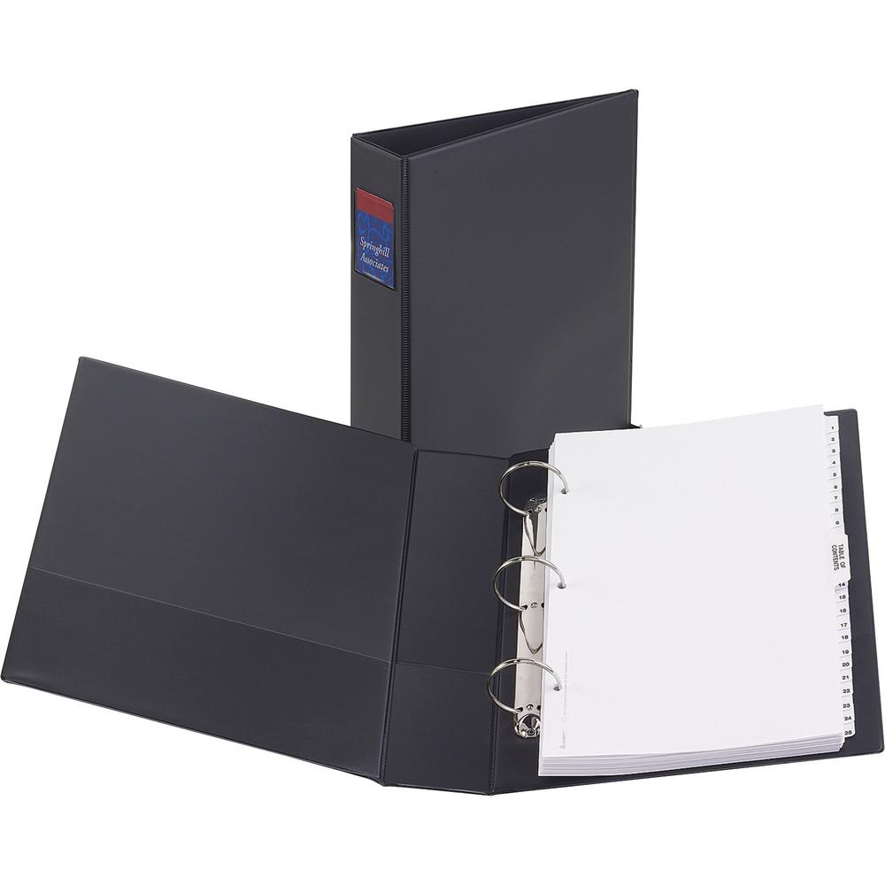 Avery&reg; Legal Durable Binder - 2" Binder Capacity - Legal - 8 1/2" x 14" Sheet Size - 275 Sheet Capacity - 3 x Round Ring Fastener(s) - 2 Pocket(s) - Polypropylene - Recycled - Spine Label, Durable. Picture 1