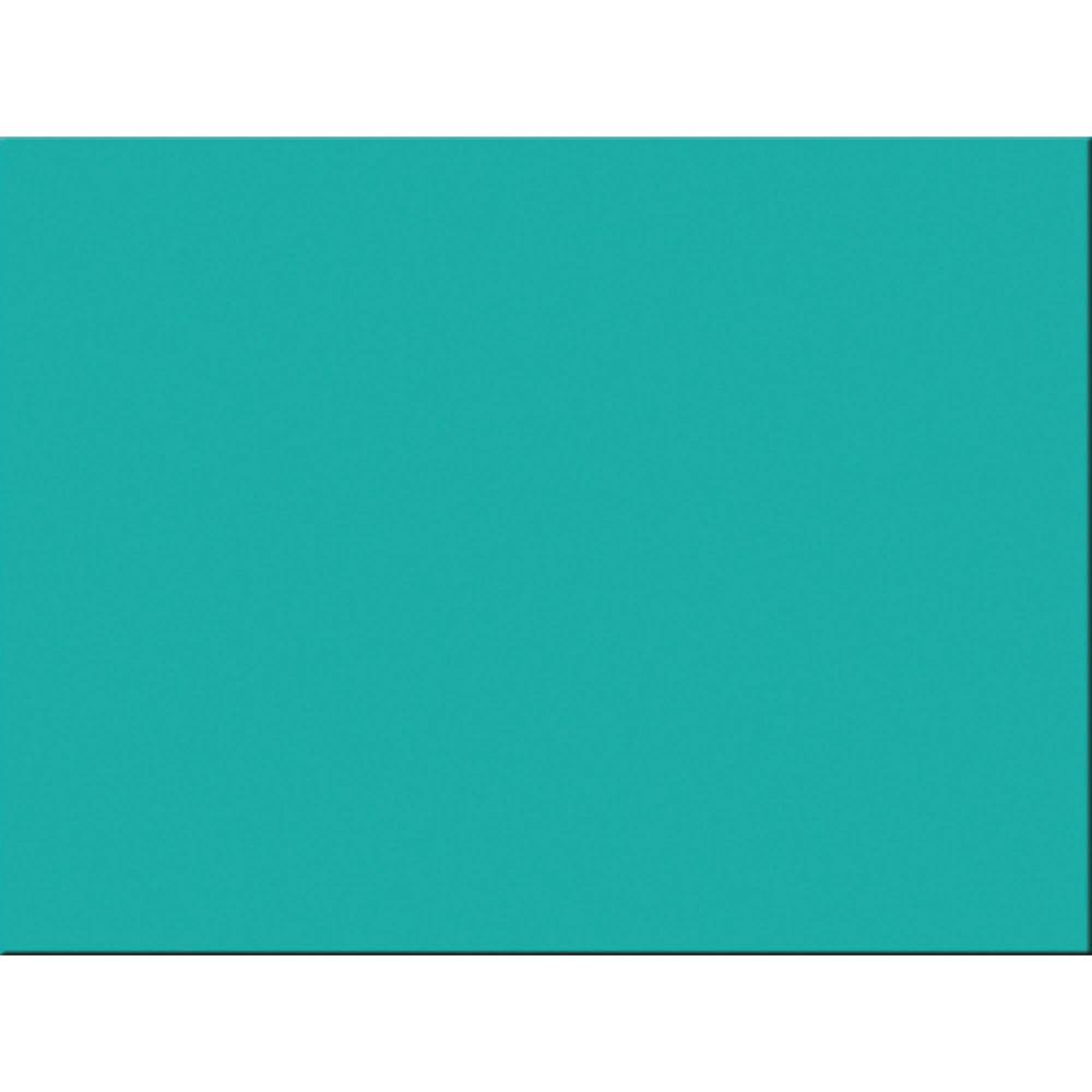Tru-Ray Construction Paper - Project - 24"Width x 18"Length - 50 / Pack - Turquoise - Sulphite. The main picture.