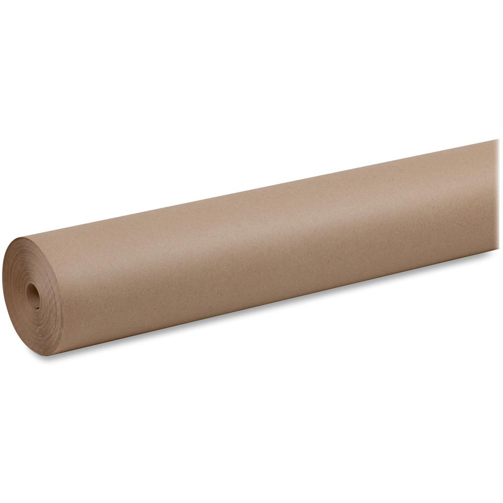 Pacon Kraft Paper - Multipurpose - 0.50"Height x 48"Width x 200 ftLength - 1 / Roll - Natural - Kraft. Picture 1
