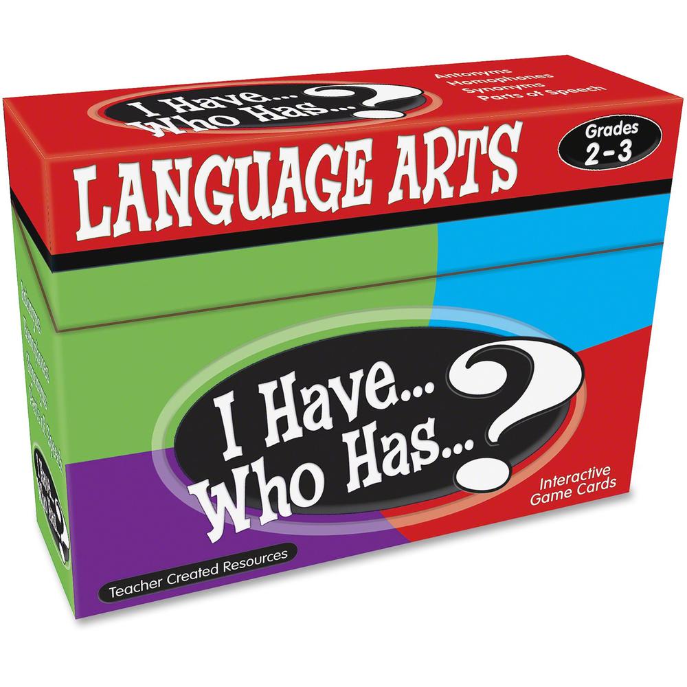 Teacher Created Resources Grades 2-3 Language Arts Game - Educational - 1 Each. Picture 1