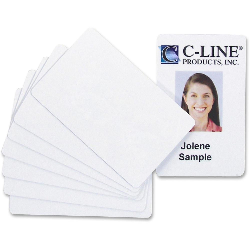 C-Line Graphics Quality Video Grade PVC Card - 100/PK, 89007. The main picture.