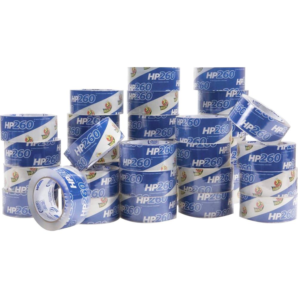 Duck Brand HP260 Packing Tape - 60 yd Length x 1.88" Width - 3" Core - 3.10 mil - Acrylic Backing - UV Resistant - For Packing, Shipping, Mailing - 36 / Carton - Clear. Picture 1