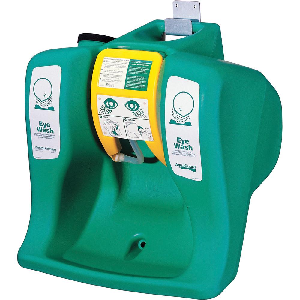 Guardian Equipment Portable Eye Wash Unit - 16 gal - 0.25 Hour - Green. Picture 1