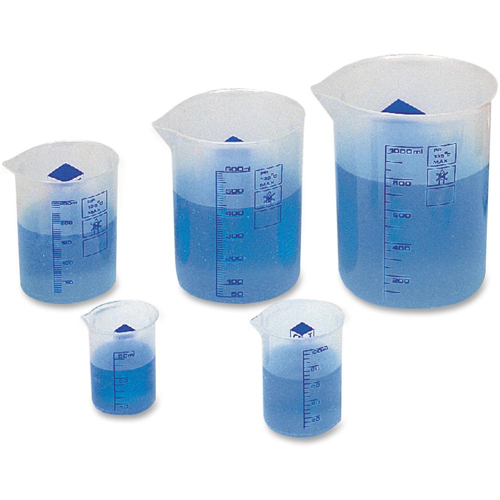 Learning Resources Graduated Plastic Beakers - Plastic. Picture 1