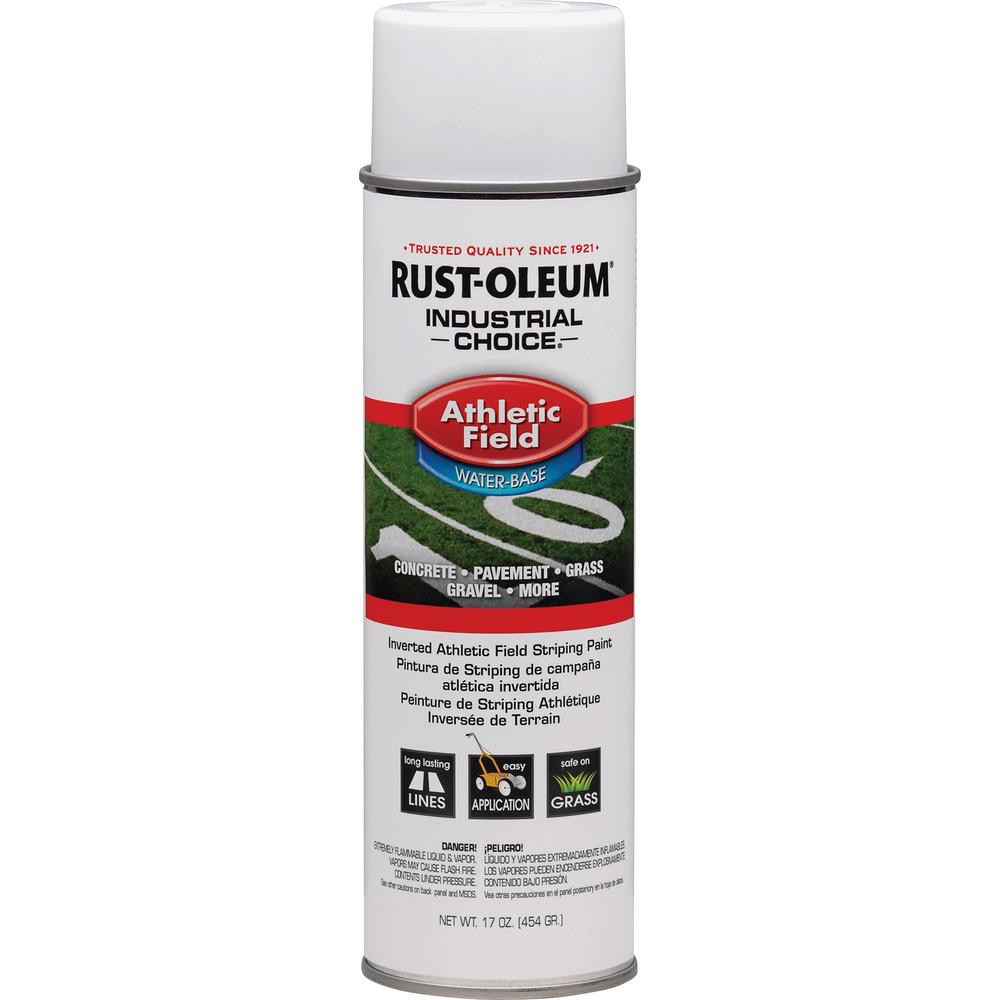 Rust-Oleum Athletic Field Striping Paint - 17 fl oz - 1 Each - White. Picture 1