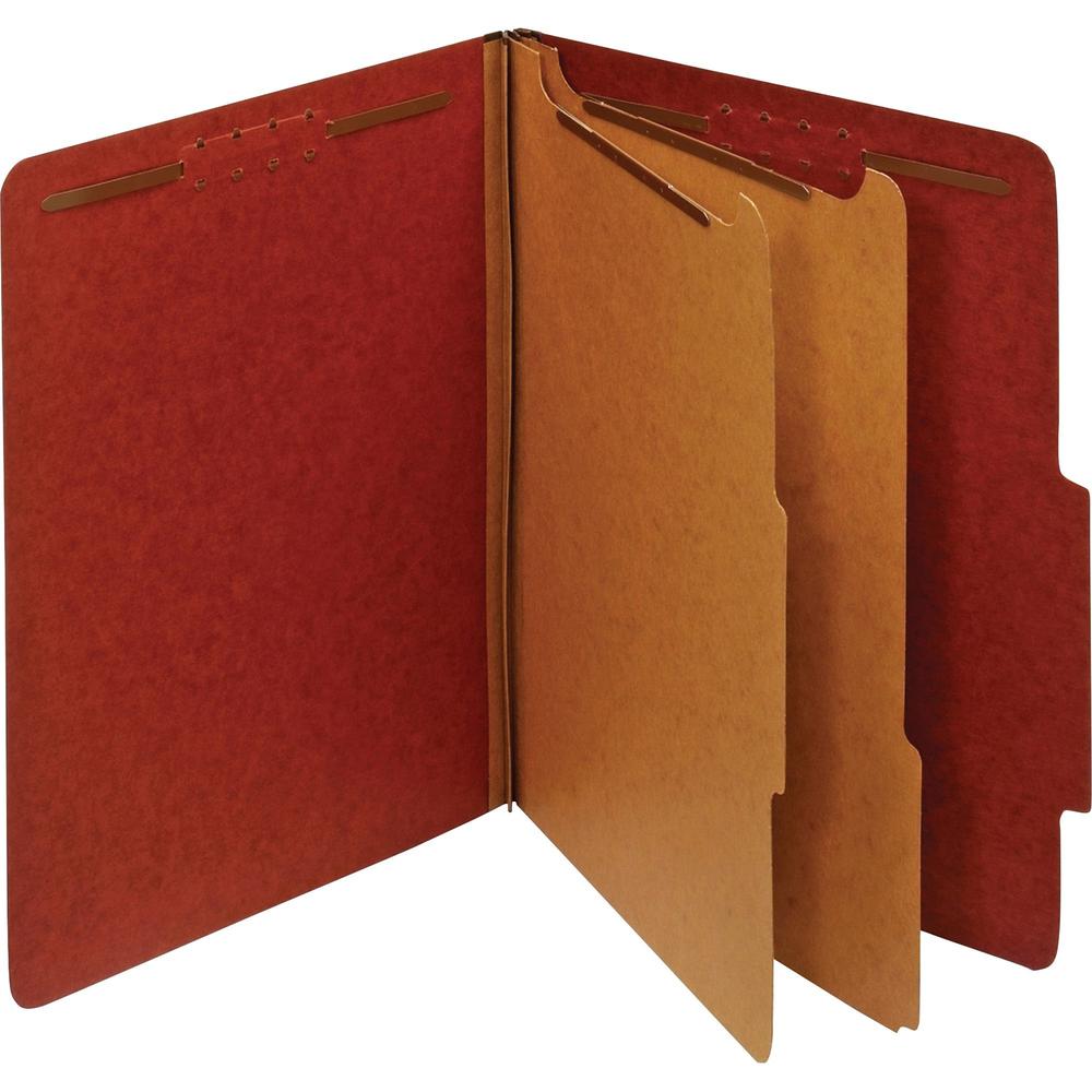 Pendaflex 2/5 Tab Cut Letter Recycled Classification Folder - 8 1/2" x 11" - 2 1/2" Expansion - 2 Fastener(s) - 2" Fastener Capacity, 1" Fastener Capacity for Divider - Top Tab Location - Right of Cen. Picture 1