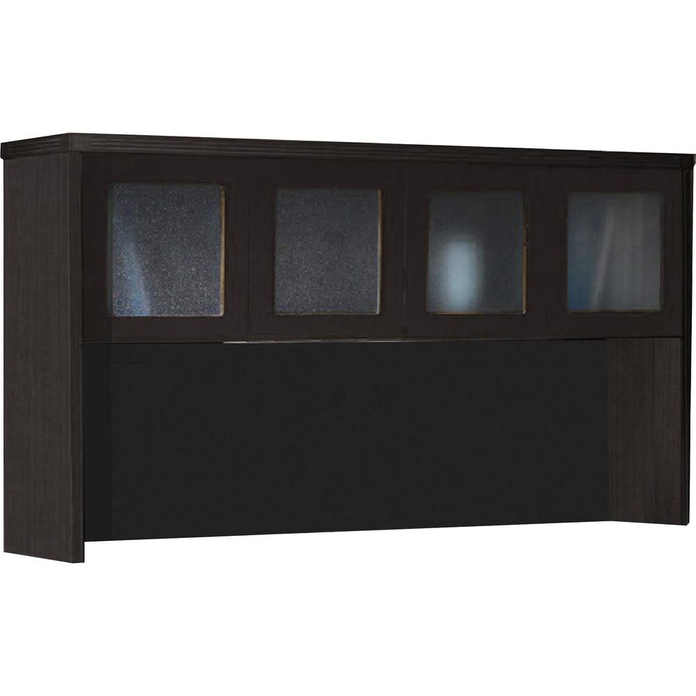Mayline Aberdeen AHG72 Hutch - 39.1" x 72" x 15" - 4 x Door(s) - Durable - Mocha - Assembly Required. Picture 1