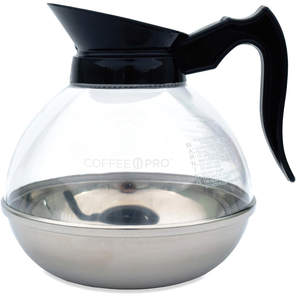 Coffee Pro Unbreakable 12-cup Decanter - Polycarbonate, Stainless Steel, Phenolic Plastic Body - 1 Each. Picture 1