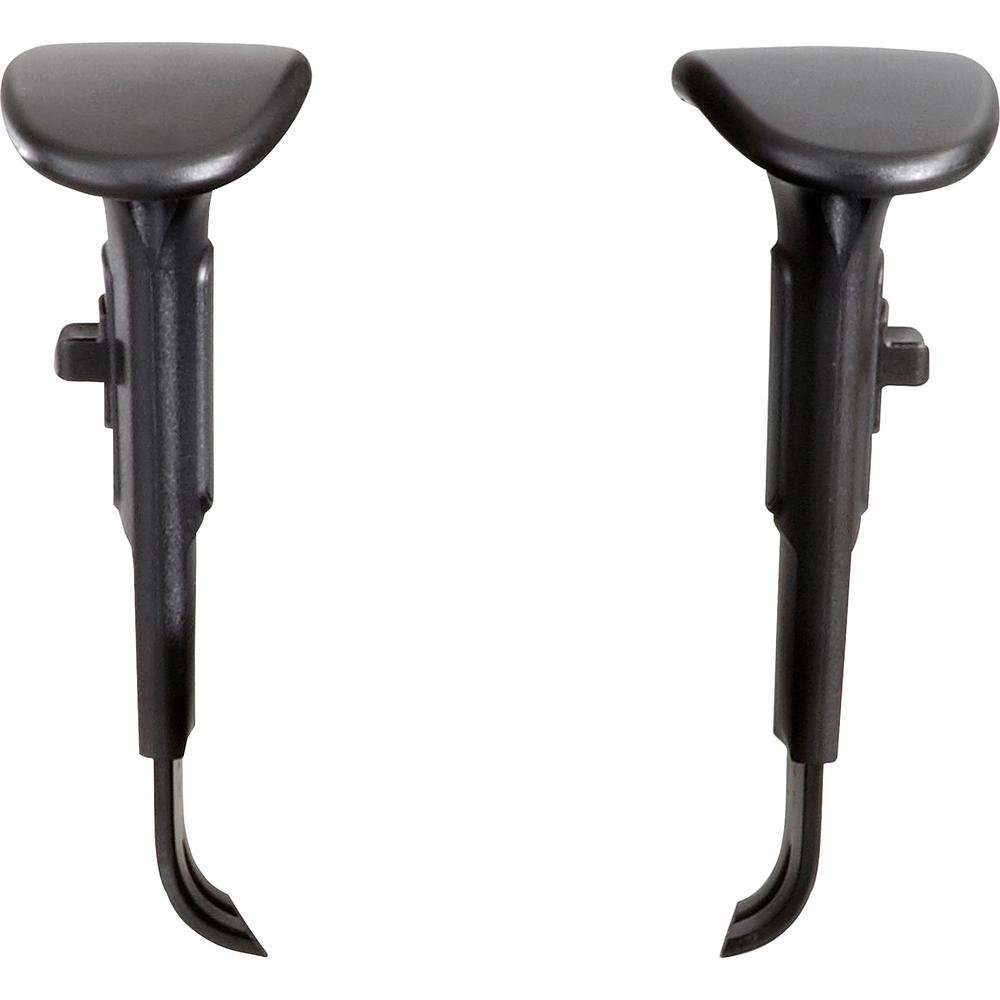 Safco Task Chair Adjustable T-Pad Arm Kit - Black - 2 / Pair. Picture 1