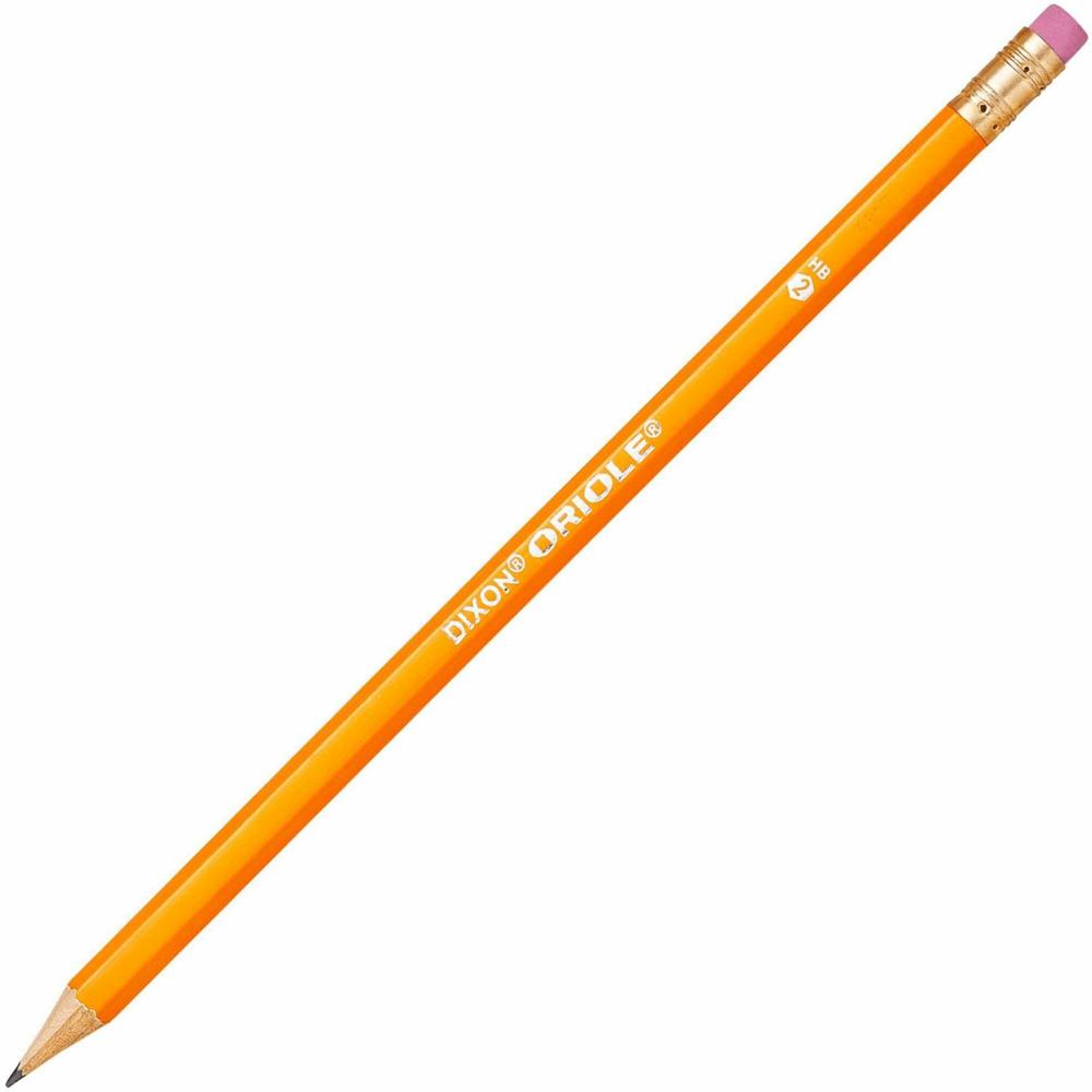 Dixon Oriole HB No. 2 Pencils - #2 Lead - Black Lead - Yellow Wood Barrel - 144 / Box. Picture 1