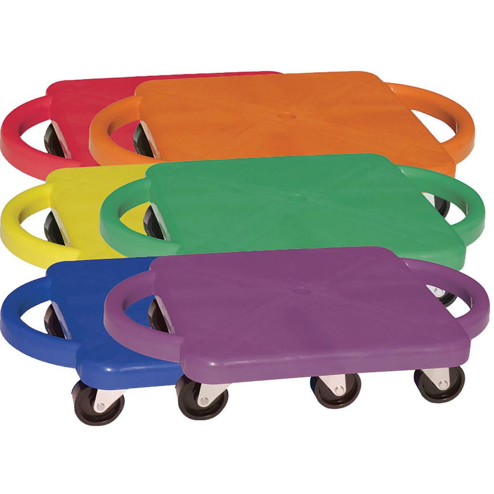 Champion Sports Standard Scooter Set w/Handles - Blue, Green, Orange, Red, Yellow, Purple - Plastic. Picture 1