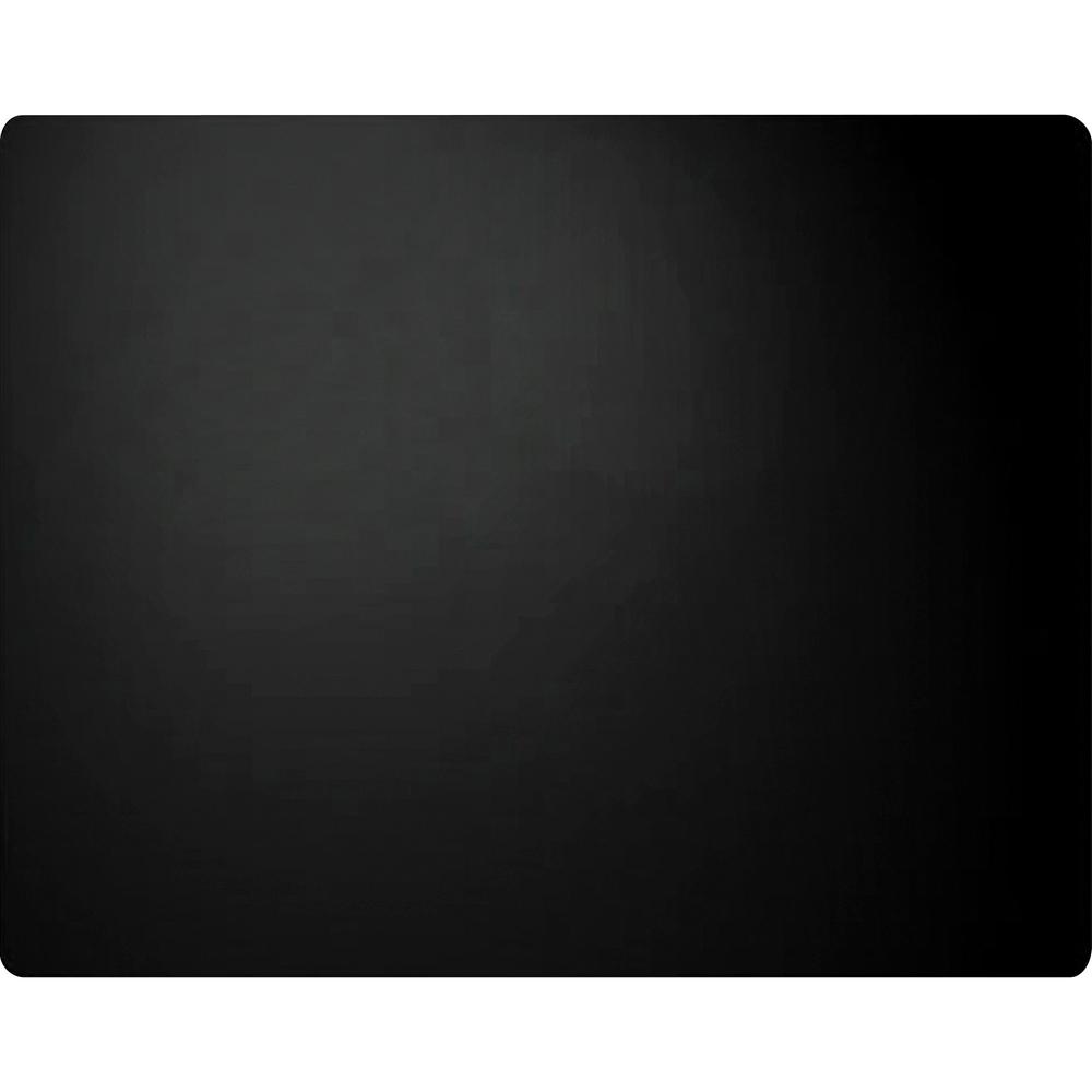 Artistic Plain Leather Desk Pad - Rectangle - 24" Width - Leather - Black. The main picture.