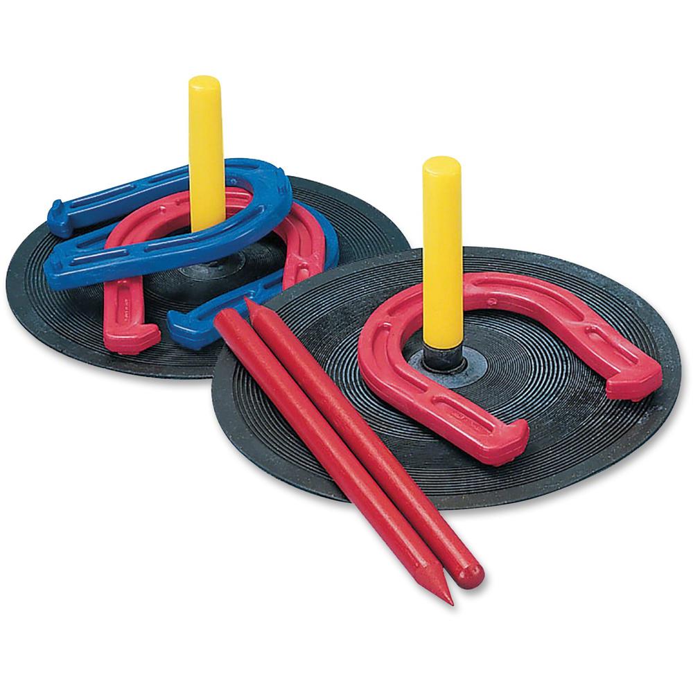 Champion Sports Rubber Horseshoe Set - Sports - Assorted - Rubber, Plastic, Metal. Picture 1