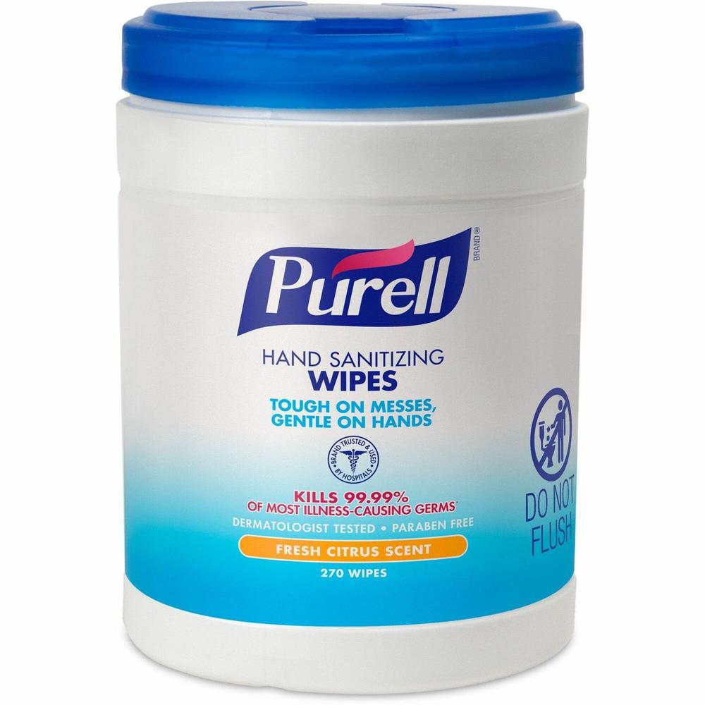 PURELL&reg; Sanitizing Wipes - White - 270 Per Canister - 1 Each. Picture 1