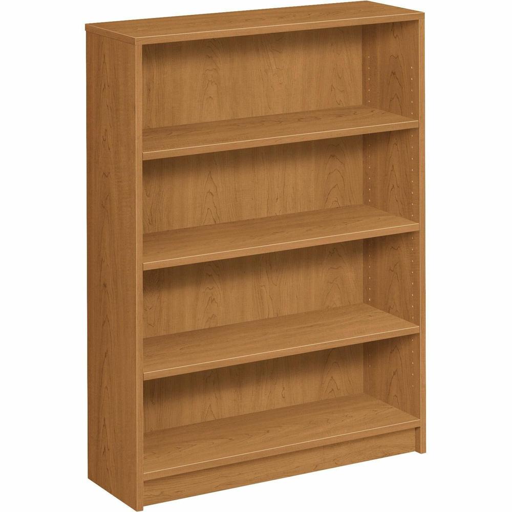 HON 1870 Series Bookcase 36"W - 4 Shelf(ves) - 48.4" Height x 36" Width x 11.5" DepthFloor - Durable, Sturdy, Square Corner, Abrasion Resistant, Adjustable, Stain Resistant, Spill Resistant, Scratch R. Picture 1
