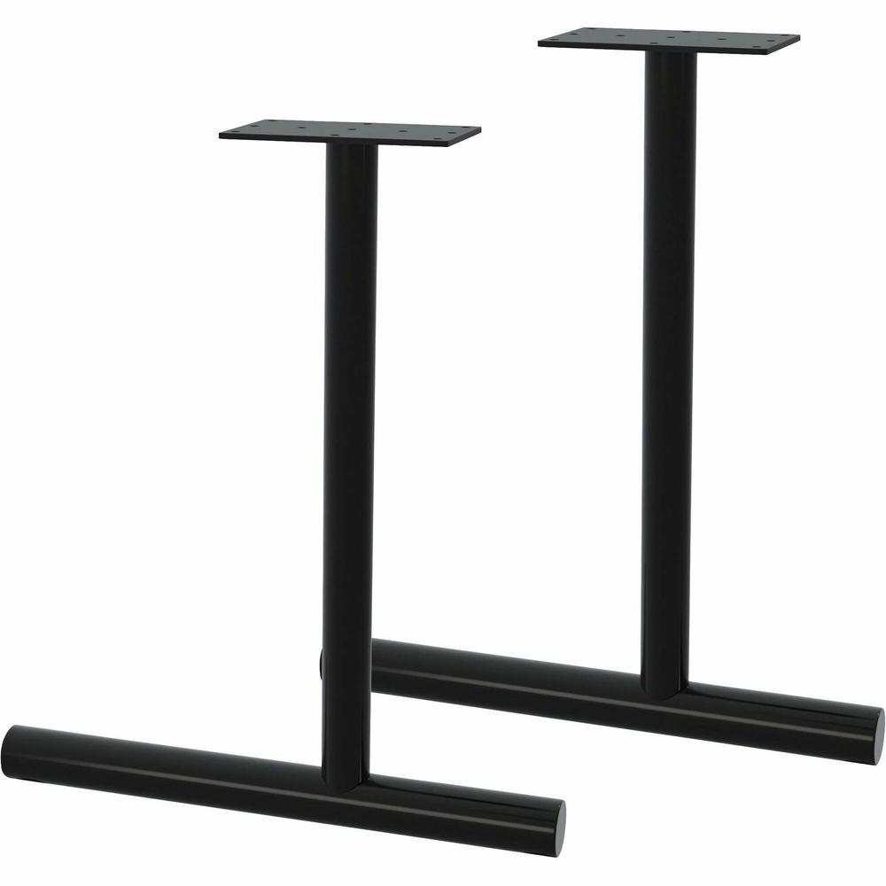 Lorell Training Table C-Leg Table Base - Steel - Black. The main picture.