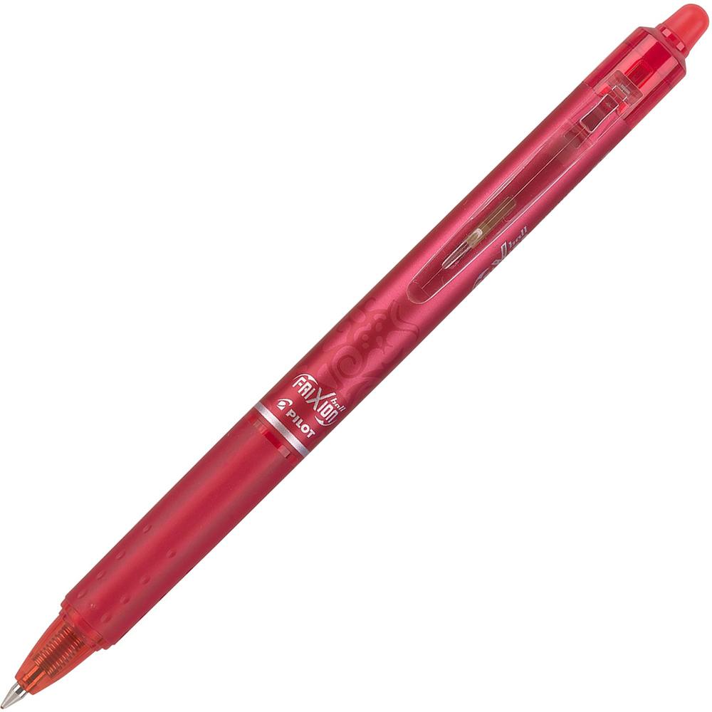 Pilot FriXion .7mm Clicker Erasable Gel Pens - 0.7 mm Pen Point Size - Retractable - Red Gel-based Ink - 1 Dozen. Picture 1