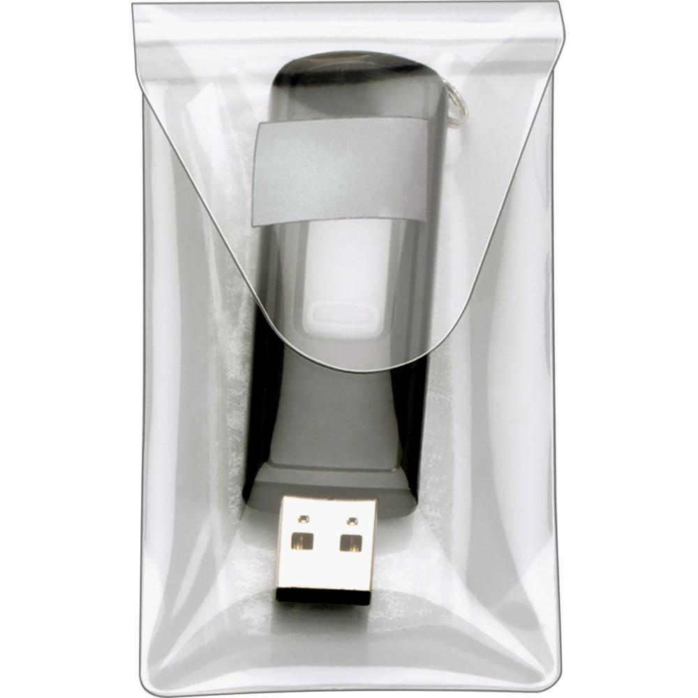 Cardinal Holdit! Clear USB Poly Pocket - Poly - Clear. Picture 1